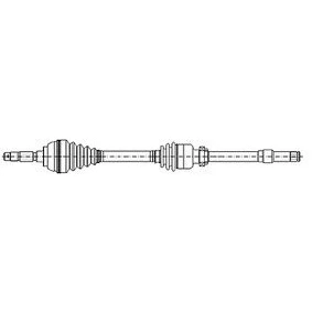 Bilde av METELLI 17 0602 Drivaksel 750 83,6 RENAULT: Scénic 1