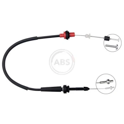 Bilde av Gasskabel, seat cordoba, ibiza ii, vw caddy minibus, minivan polo classic iii, van skåp / kombi, variant, 6K0 721 555B, 6