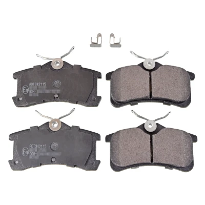 Bilde av BLUE PRINT ADT342115 Bremseklosser bakaksel med akustisk slitasjevarsel TOYOTA: Avensis I Sedan, Corolla VIII Liftback, Stasjonsvogn