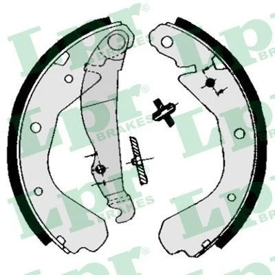 Bilde av Bremsesko sett, Bakaksel, opel,vauxhall, 1605592, 1605593, 1605674, 1605758, 1605781, 90187869, 90271938, 90397655, 91158361, 91158362