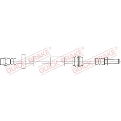 Bilde av QUICK BRAKE 32.836 Bremseslange 408 M10x1