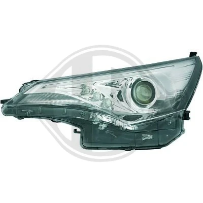 Bilde av DIEDERICHS 6625281 Frontlykter venstre HIR2 LED uten motor for høydejustering hovedlys TOYOTA: Avensis III Stasjonsvogn, Sedan