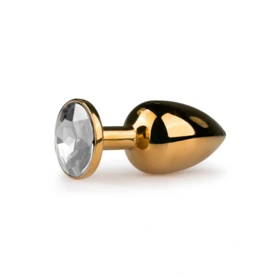 Bilde av EasyToys Anal Collection Metal Butt Plug Gold