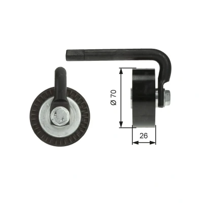 Bilde av GATES FleetRunner Micro V Kit T39012 Strammerull BMW: 3 Sedan, Coupé, Touring
