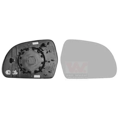 Bilde av VAN WEZEL 0327832 Speilglass høyre AUDI: A4 B8 Avant, A3 Sportback, Sedan, SKODA: Octavia 2 Combi, II Hatchback, Superb Stasjonsvogn