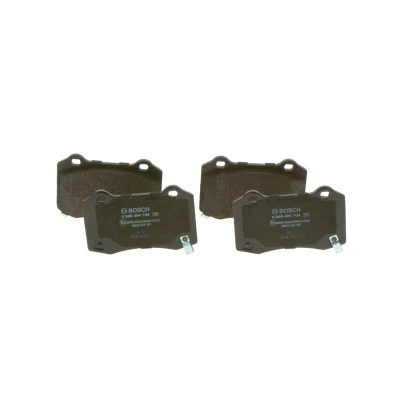 Bilde av BOSCH 0 986 494 708 Bremseklosser Low Metallic med akustisk slitasjevarsel antihyle blikk TESLA: Model X, S, JEEP: GRAND CHEROKEE 4