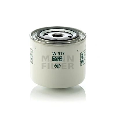 Bilde av MANN FILTER W 917 Oljefilter 3/4 16 UNF med en retursperreventil Påskruingsfilter VOLVO: V70 I, 940 II Stasjonsvogn, 240 DAF: 66 Sedan
