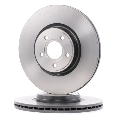 Bilde av BREMBO COATED DISC LINE 09.A728.11 Bremseskiver 320 25 5 innvendig ventilert belagt høy karbon VOLVO: V40 Hatchback, V50, S40 II, FORD: Focus 2