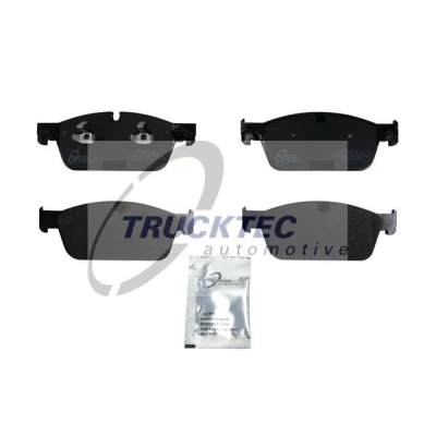 Bilde av TRUCKTEC AUTOMOTIVE 02.35.486 Bremseklosser framaksel klargjort for slitasjeindikator, ekskl. slitasjevarselkontakt MERCEDES BENZ: ML Klasse, GL