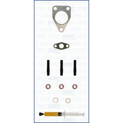 Bilde av AJUSA JTC11424 Monteringssett, lader with studs, syringe oil med tetning montageanvisning