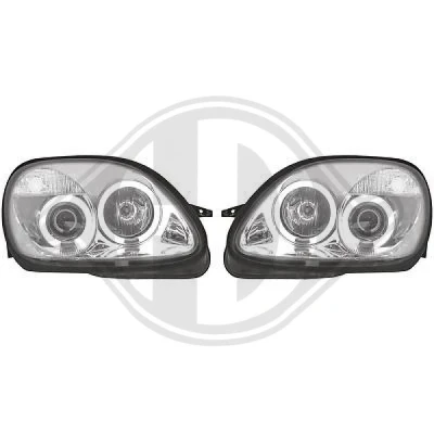 Bilde av DIEDERICHS HD Tuning 1635381 sett hovedfrontlys MERCEDES BENZ: SLK (R170) 320 3.2, 32 AMG 3.2 Kompressor, 200 2.0, 230 2.3 Kompressor