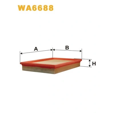 Bilde av Luftfilter WIX FILTERS WA6688