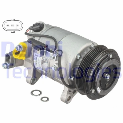 Bilde av DELPHI CS20535 Kompressor 6ZSE12 PAG 46 med kompressorlje BMW: 5 Touring, X3