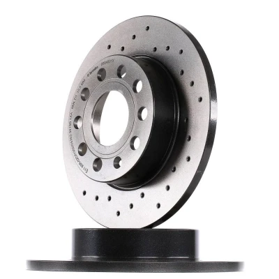 Bilde av BREMBO XTRA LINE 08.9488.1X Bremseskiver 256 12 5 fullt ut, hullet belagt med skruer VOLKSWAGEN: Golf 7, Caddy 3, Touran I, SKODA: Octavia 2 Combi