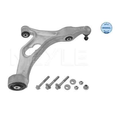 Bilde av MEYLE 116 050 0097/S Bærebru ORIGINAL Quality med tilbehør støtte / styreledd, gummifeste framaksel høyre, nede Casterstag Aluminium AUDI: Q7