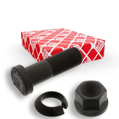 Bilde av FEBI BILSTEIN 06275 Hjulbolt M20 x 1,5 70 10.9 med mutter, sikringsring fosfatert MERCEDES BENZ: ATEGO