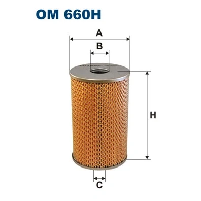 Bilde av Filter, arbeidshydraulikk FILTRON OM 660H