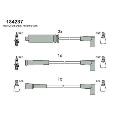 Bilde av HITACHI 134237 Pluggledninger