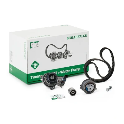 Bilde av INA 530 0665 30 vannpumpe + Registerreimsett kan styres VOLKSWAGEN: Polo V Hatchback, AUDI: A1 Hatchback