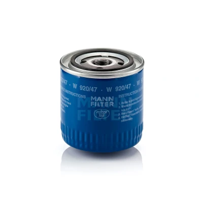 Bilde av MANN FILTER W 920/47 Oljefilter M 20 X 1.5 med en retursperreventil Påskruingsfilter JEEP: Cherokee II
