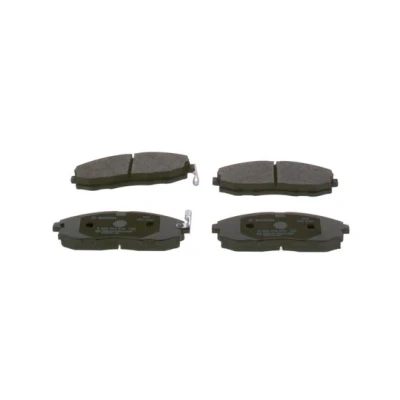 Bilde av BOSCH 0 986 424 670 Bremseklosser Low Metallic med akustisk slitasjevarsel antihyle blikk HYUNDAI: H 1 / Starex MPV
