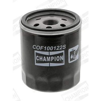 Bilde av CHAMPION COF100122S Oljefilter M 20 x 1.5 Påskruingsfilter FIAT: Ducato I Flatvogn lastebil/Chassis, OPEL: Vectra A Sedan, CC
