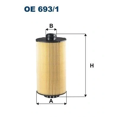 Bilde av FILTRON OE 693/1 Oljefilter Filterinnsats