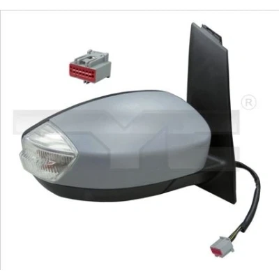 Bilde av Sidespeil Tyc 310 0271 høyre grunnet for elektrisk speiljustering, konveks, kan varmes opp, med temperaturføler FORD: Grand C Max