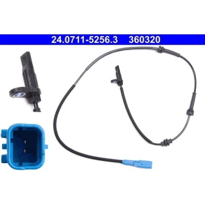 Bilde av ATE 24.0711 5256.3 ABS Sensor 1029 PEUGEOT: 207 Hatchback, 208 I CITROËN: DS3 Hatchback