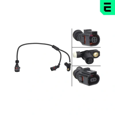 Bilde av OPTIMAL 06 S148 ABS sensor passiv 500 klargjort for slitasjeindikator VOLKSWAGEN: Sharan I, SEAT: Alhambra I