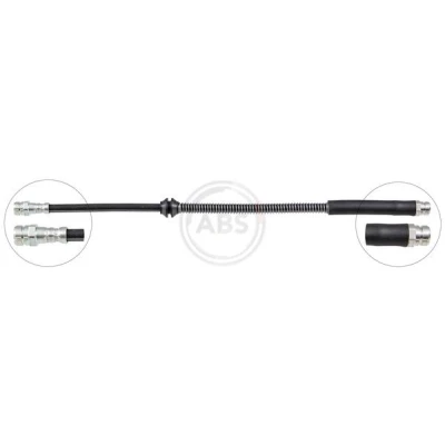 Bilde av A.B.S. SL 1217 Bremseslange 484 INN M10X1.0 VOLKSWAGEN: Caddy 3