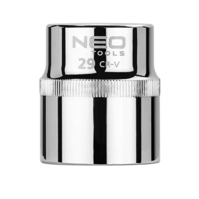Bilde av NEO TOOLS 08 029 Pipenøkkelinnsats 1/2 3124 29 mm Krom vanadium stål SuperLock