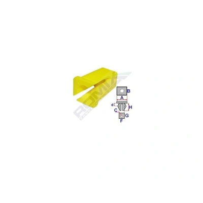 Bilde av ROMIX 15028 klips, pynte /beskyttelseslist