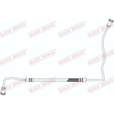 Bilde av QUICK BRAKE 96.022 Bremseslange 700 M10x1 RENAULT: MEGANE 3, 3 Grandtour, GRAND SCENIC