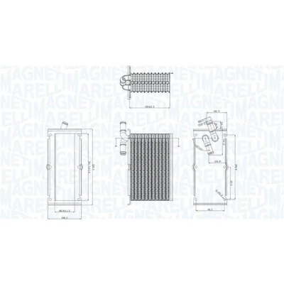 Bilde av MAGNETI MARELLI 351319205430 Ladeluftkjøler VOLKSWAGEN: Passat B6 Variant