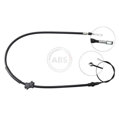 Bilde av A.B.S. K13086 Bremsekabel 1455 Skivebrems for høyre/venstre ratt AUDI: 200 C3 Sedan, 100 Sedan