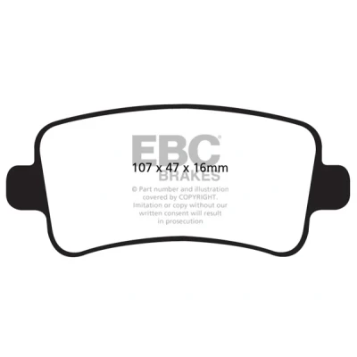 Bilde av Bremseklosser sett EBC Brakes DP42016R