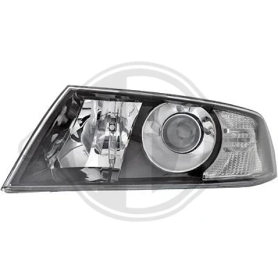 Bilde av DIEDERICHS HD Tuning 7831280 Frontlykter høyre H1, H1/H7, H7 svart SKODA: Octavia 2 Combi, II Hatchback