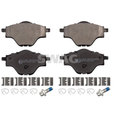 Bilde av SWAG 62 11 6242 Bremseklosser bakaksel med tilleggsmateriale PEUGEOT: 308 SW 2, 5008 II, 3008 II SUV, CITROËN: C4 Grand Picasso 2