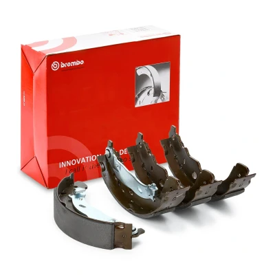 Bilde av BREMBO S 61 528 Bremsesko 229 42 med håndbremsarm PEUGEOT: 208 I Hatchback, 207 CITROËN: C3 III