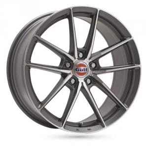 Bilde av Gulf GT 3 Satin Gun Metal Machined Face 9,5x19 5/112 ET40 B66