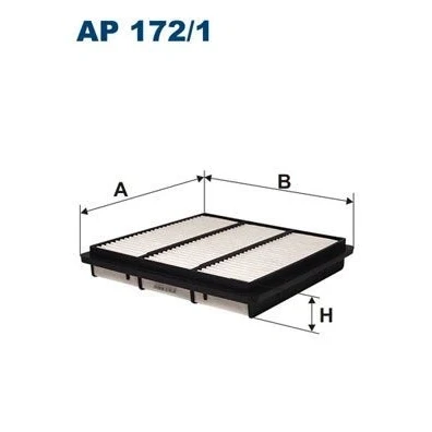 Bilde av FILTRON AP 172/1 Luftfilter 37 224 225 Filterinnsats MITSUBISHI: L200 III Pick up, PAJERO 2, L400 Van