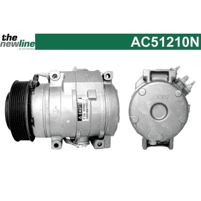 Bilde av The NewLine AC51210N Kompressor 10S17C TOYOTA: Land Cruiser Prado 120, HIACE 4 Kasten, 90