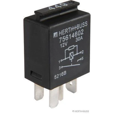 Bilde av HERTH+BUSS ELPARTS 75614602 Multifunksjonsrelé 12 med motstand VOLKSWAGEN: Golf 5