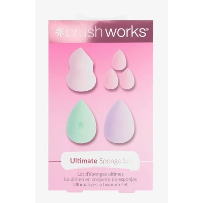 Bilde av Brushworks HD Ultimate Complexion Sponge SET Makeup Sponges &amp; Blender, Størrelse: One Size, Multicoloured