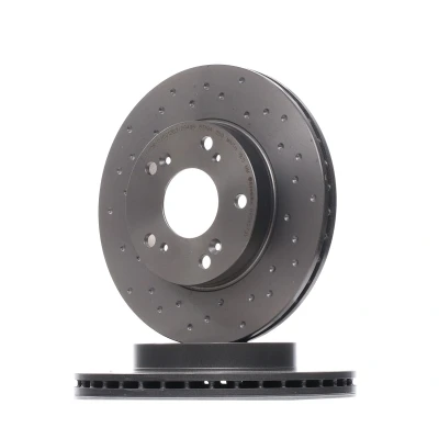 Bilde av BREMBO 09.5457.3X Bremseskiver 262 21 5 perforert / ventilert belagt høy karbon med skruer HONDA: CIVIC 8, 7 Hatchback