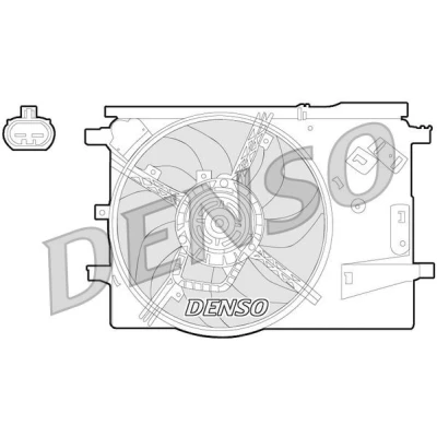 Bilde av Ventilator, motorkjøling, fiat grande punto, punto evo, opel corsa d, d skåp/halvkombi, 13263552, 1341390, 1341394, 1341395