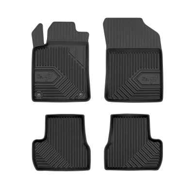 Bilde av FROGUM No. 77 77425699 Gulvmatte sett gummi foran og bak 4 svart Skreddersydd CITROËN: C3 II
