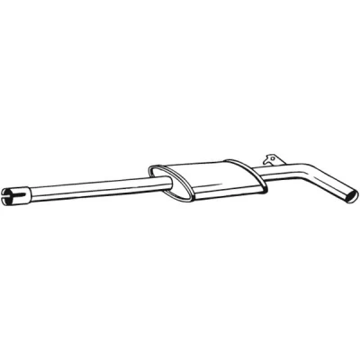 Bilde av Mellomlyddemper, renault megane ii, kombi sedan scénic 8200189560, 8200276019, 8200431610