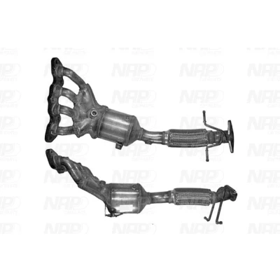 Bilde av NAP carparts CAK11337 Katalysator inntil Euro 5 E9 103R FORD: Focus 2 Kombi